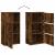 Bibliotecă, stejar fumuriu, 40x24x77 cm, lemn prelucrat GartenMobel Dekor