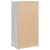 Bibliotecă, gri sonoma, 40x24x77 cm, lemn prelucrat GartenMobel Dekor