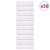 Provee de spălat 50 buc alb 15x21 cm 360 g/m² 100% bumbac GartenMobel Dekor