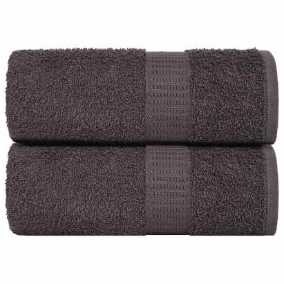 Lavete 2 buc Antracit 15x21 cm 360 g/m² 100% bumbac GartenMobel Dekor