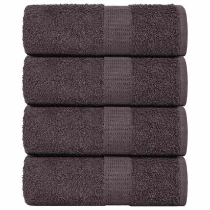 Lavete 4 buc Antracit 15x21 cm 360 g/m² 100% bumbac GartenMobel Dekor