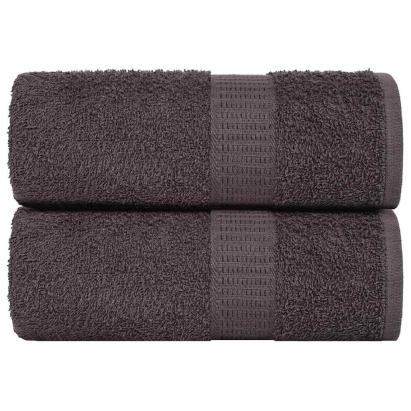 Prosoape de săpun 2 buc Antracit 30x30 cm 360 g/m² 100% bumbac GartenMobel Dekor