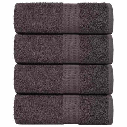Prosoape cu săpun 4 buc Antracit 30x30 cm 360 g/m² 100% bumbac GartenMobel Dekor