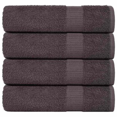 Prosoape de baie 4 buc Antracit 100x150 cm 360 g/m² 100% bumbac GartenMobel Dekor