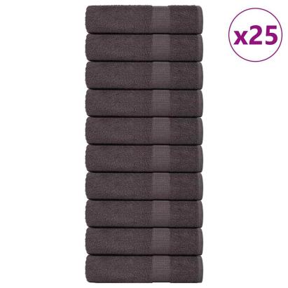 Prosoape de baie 25 buc Antracit 100x150cm 360 g/m² 100% bumbac GartenMobel Dekor