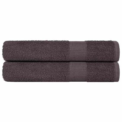 Prosoape pentru saună 2 buc Antracit 360 g/m² 100% bumbac GartenMobel Dekor