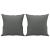 Set de canapele cu perne, 3 piese, gri închis, textil GartenMobel Dekor