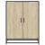 Pantofar, stejar sonoma, 75x38x97,5 cm, lemn prelucrat/metal GartenMobel Dekor