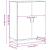 Pantofar, stejar sonoma, 75x38x97,5 cm, lemn prelucrat/metal GartenMobel Dekor
