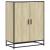 Pantofar, stejar sonoma, 75x38x97,5 cm, lemn prelucrat/metal GartenMobel Dekor