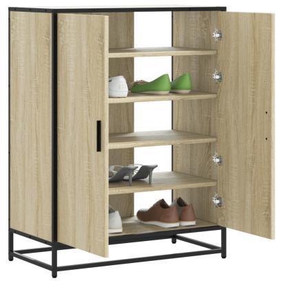 Pantofar, stejar sonoma, 75x38x97,5 cm, lemn prelucrat/metal GartenMobel Dekor