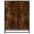Pantofar, stejar fumuriu, 75x38x97,5 cm, lemn prelucrat/metal GartenMobel Dekor