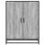 Pantofar, sonoma gri, 75x38x97,5 cm, lemn prelucrat/metal GartenMobel Dekor