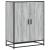 Pantofar, sonoma gri, 75x38x97,5 cm, lemn prelucrat/metal GartenMobel Dekor