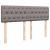 Cadru de pat otoman cu saltea Taupe 140x200cm Material GartenMobel Dekor