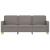 Canapea cu 3 locuri, taupe, 180 cm, material textil GartenMobel Dekor