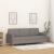 Canapea cu 3 locuri, taupe, 180 cm, material textil GartenMobel Dekor