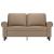 Canapea cu 2 locuri, cappuccino, 120 cm, piele ecologică GartenMobel Dekor
