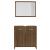 Set de mobilier de baie, stejar maro, lemn prelucrat GartenMobel Dekor