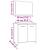Set de mobilier de baie, stejar maro, lemn prelucrat GartenMobel Dekor