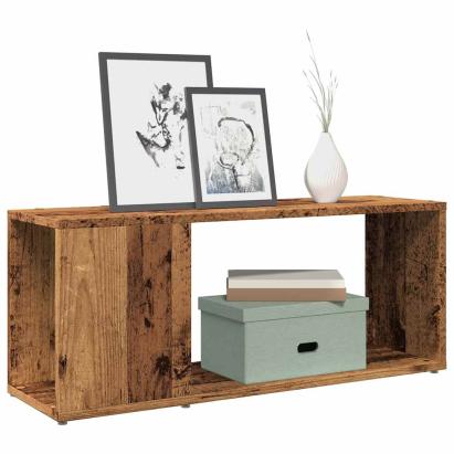 Dulap TV Lemn vechi 80x24x32cm Lemn prelucrat GartenMobel Dekor