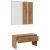 Set de mobilier pentru hol din lemn de stejar artizanal GartenMobel Dekor