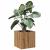 Cutie de jardiniera Stejar Artizanal 40x40x40 cm Lemn prelucrat GartenMobel Dekor