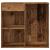 Dulap cosmetic din lemn vechi 80x40x75 cm lemn prelucrat GartenMobel Dekor