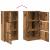 Bibliotecă Lemn vechi 40x24x77 cm Lemn prelucrat GartenMobel Dekor