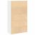 Bibliotecă albă 60x24x101,5 cm din lemn prelucrat GartenMobel Dekor