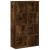 Bibliotecă, stejar fumuriu, 60x24x101,5 cm, lemn prelucrat GartenMobel Dekor