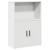 Bibliotecă, alb, 60x24x85 cm, lemn prelucrat GartenMobel Dekor