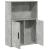 Bibliotecă, gri beton, 60x24x85 cm, lemn prelucrat GartenMobel Dekor