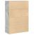 Bibliotecă, gri beton, 60x24x85 cm, lemn prelucrat GartenMobel Dekor