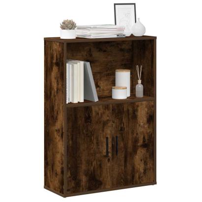 Bibliotecă, stejar fumuriu, 60x24x85 cm, lemn prelucrat GartenMobel Dekor