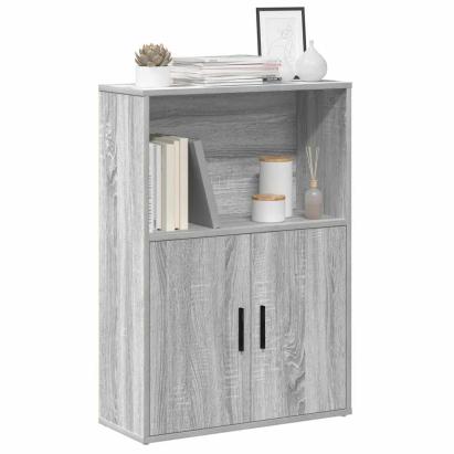 Bibliotecă, gri sonoma, 60x24x85 cm, lemn prelucrat GartenMobel Dekor