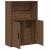 Bibliotecă, stejar maro, 60x24x85 cm, lemn prelucrat GartenMobel Dekor