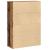 Bibliotecă, lemn vechi, 60x24x85 cm, lemn prelucrat GartenMobel Dekor