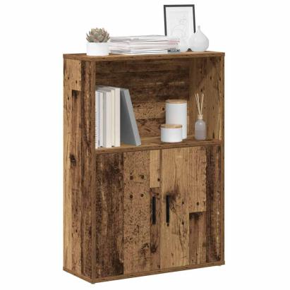 Bibliotecă, lemn vechi, 60x24x85 cm, lemn prelucrat GartenMobel Dekor