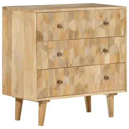 Dulap cu sertar, 70x35x70 cm, lemn masiv de mango GartenMobel Dekor
