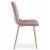 Scaun bucatarie/living, Artool, Libra, catifea, metal, roz, 45x54x86.5 cm GartenVIP DiyLine