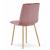 Scaun bucatarie/living, Artool, Libra, catifea, metal, roz, 45x54x86.5 cm GartenVIP DiyLine