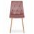 Scaun bucatarie/living, Artool, Libra, catifea, metal, roz, 45x54x86.5 cm GartenVIP DiyLine
