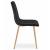 Scaun bucatarie/living, Artool, Libra, catifea, metal, negru, 45x54x86.5 cm GartenVIP DiyLine