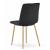 Scaun bucatarie/living, Artool, Libra, catifea, metal, negru, 45x54x86.5 cm GartenVIP DiyLine