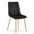 Scaun bucatarie/living, Artool, Libra, catifea, metal, negru, 45x54x86.5 cm GartenVIP DiyLine