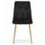 Scaun bucatarie/living, Artool, Libra, catifea, metal, negru, 45x54x86.5 cm GartenVIP DiyLine