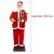 Mos craciun cu vioara, figurina muzicala 180 cm, canta si danseaza, suport sustinere, senzor sunet MultiMark GlobalProd