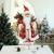 Mos craciun 60 cm, figurina decorativa, saculet cadouri, caciula cu clopotel MultiMark GlobalProd