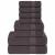 Set prosoape 8 piese Antracit 360 g/m² 100% bumbac GartenMobel Dekor
